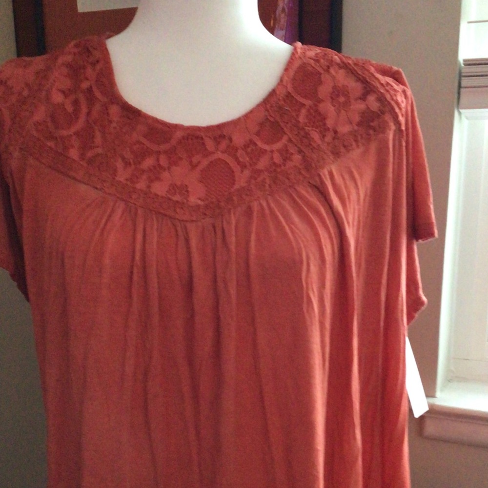 3X Orange top NWT